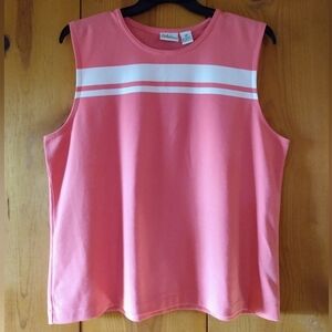 CJ Banks Knit Colorblock Tank Top